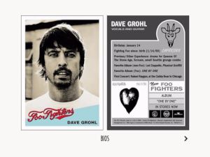 Dave Grohl's bio on DVD/EP