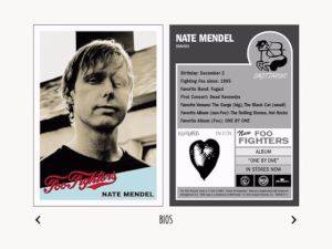 Nate Mendel's bio on DVD/EP